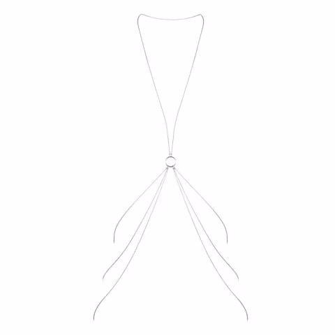 Ланцюжок для тіла Bijoux Indiscrets Magnifique 8 Body Chain — Silver