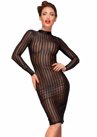 Сукня з мокрим ефектом Noir Handmade F182 Classic dress made of elastic tulle, XL