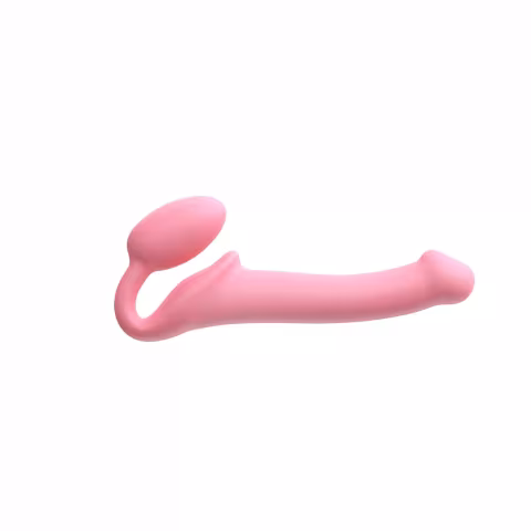 Безремінний страпон Strap-On-Me Rose M, повністю регульований, діаметр 3,3 см