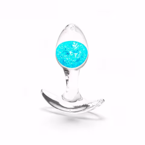 Анальна пробка NS Novelties Cosmic Glams - Small - Blue