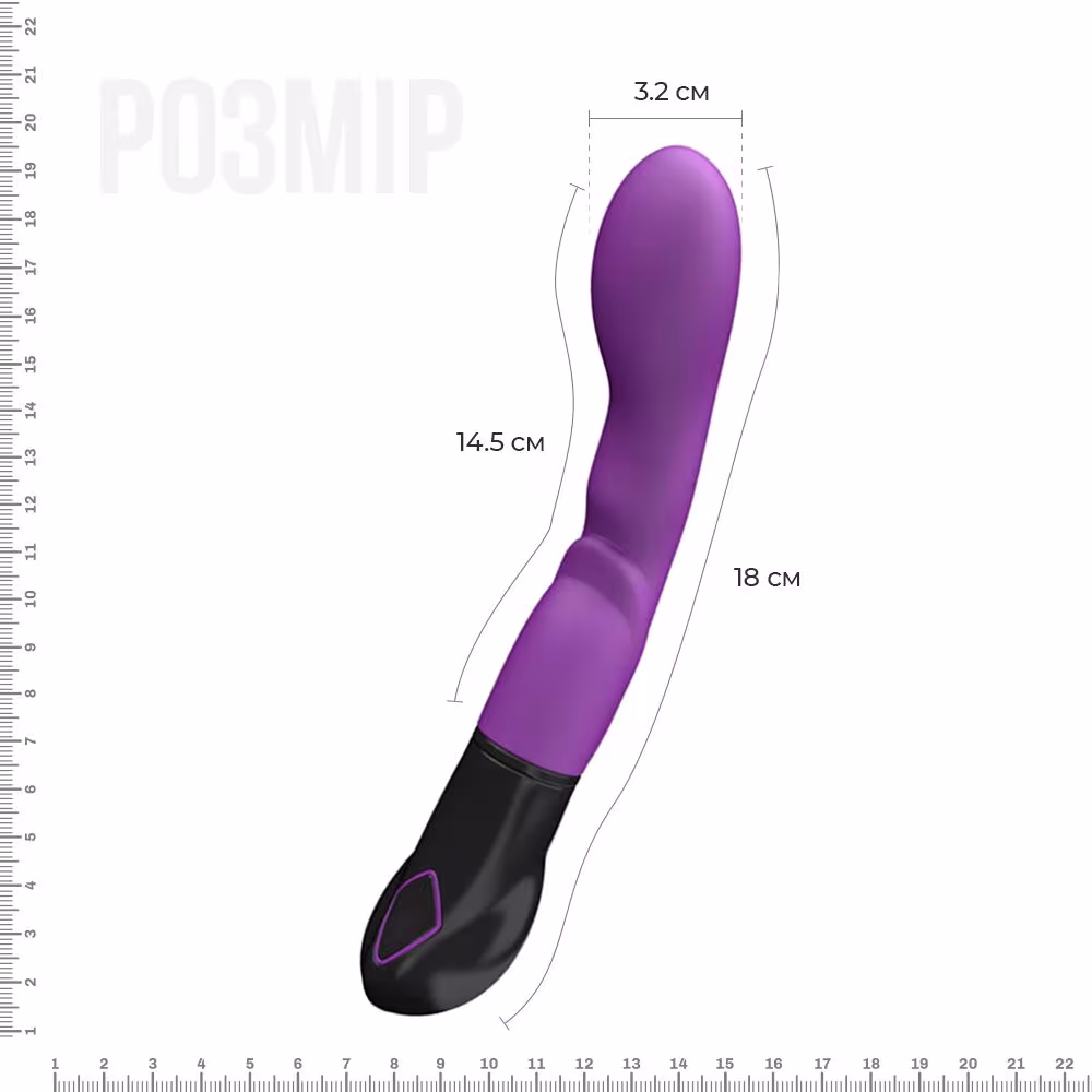 Вібратор Adrien Lastic Nyx, стимуляція точки G і входа у піхву — фото 2