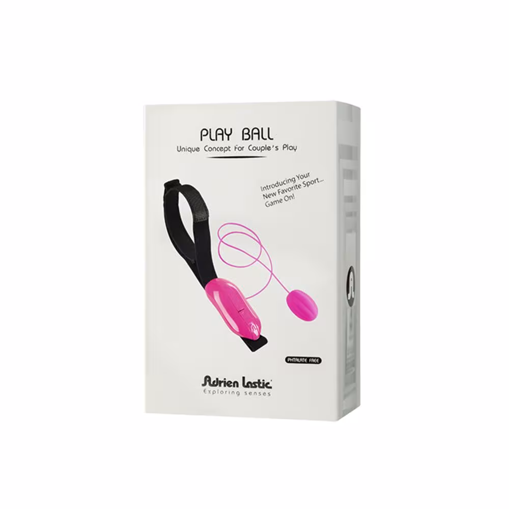 Виброяйце Adrien Lastic Playball для стимуляції точки А, з турборежимом, кріплення до ноги — фото 5