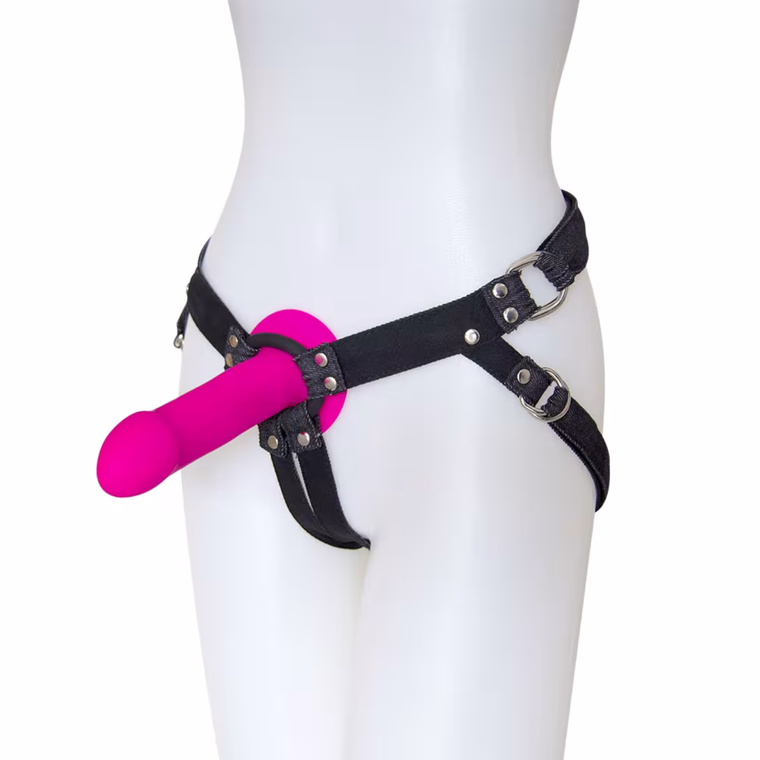 Джинсові трусики для страпона Adrien Lastic - Lastic Strap-on — фото 2