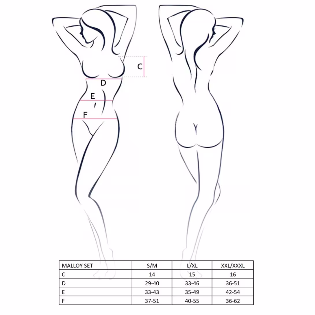 Костюм зайчика Passion MALLOY SET L/XL, трусики, топік і вушка — фото 3