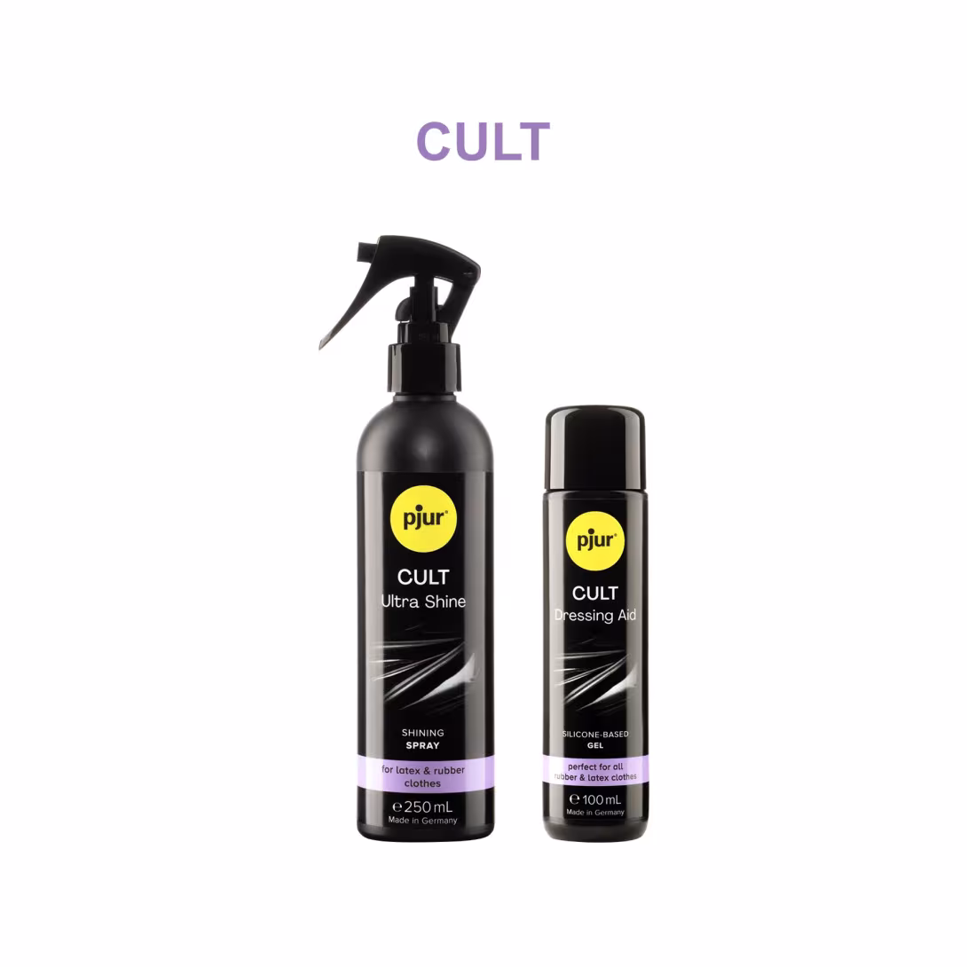 Змазка для латексу та гуми pjur Cult Dressing Aid 100 мл, для полегшення надягання фетиш-вбрання — фото 4