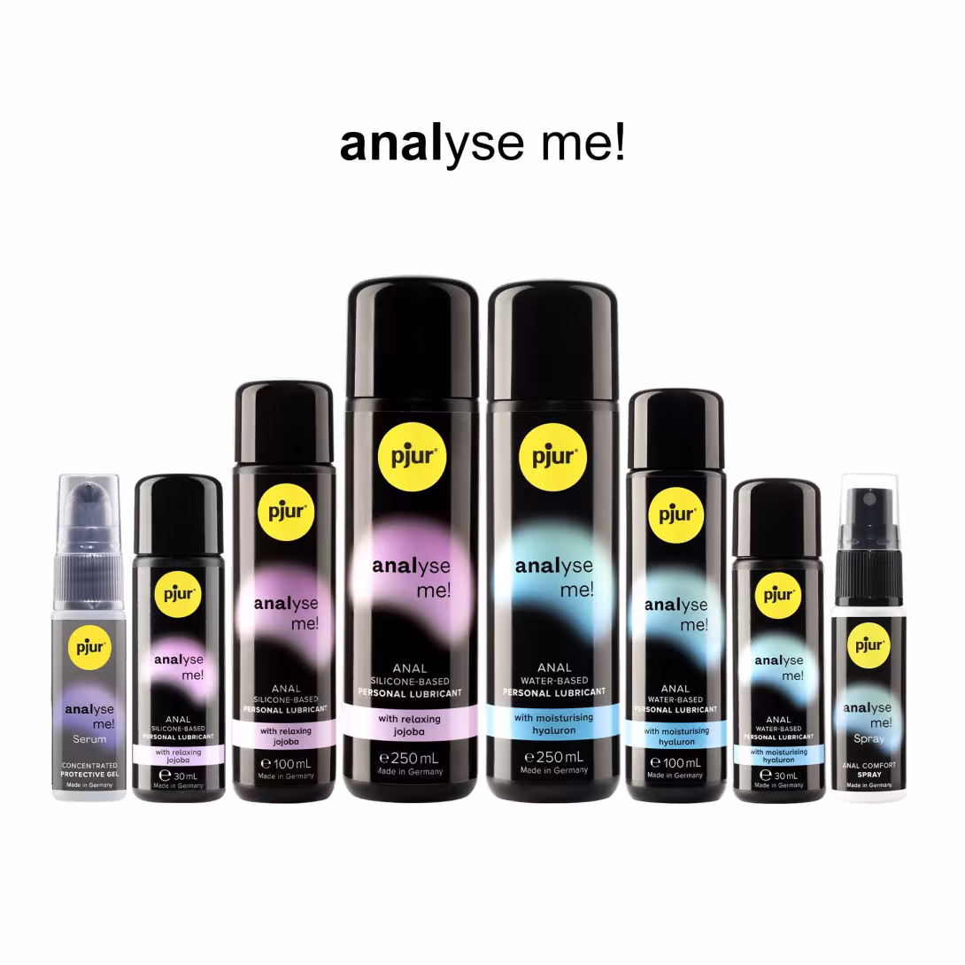 Анальний лубрикант pjur analyse me! Moisturising 100 мл, на водній основі, з гіалуроном — фото 4
