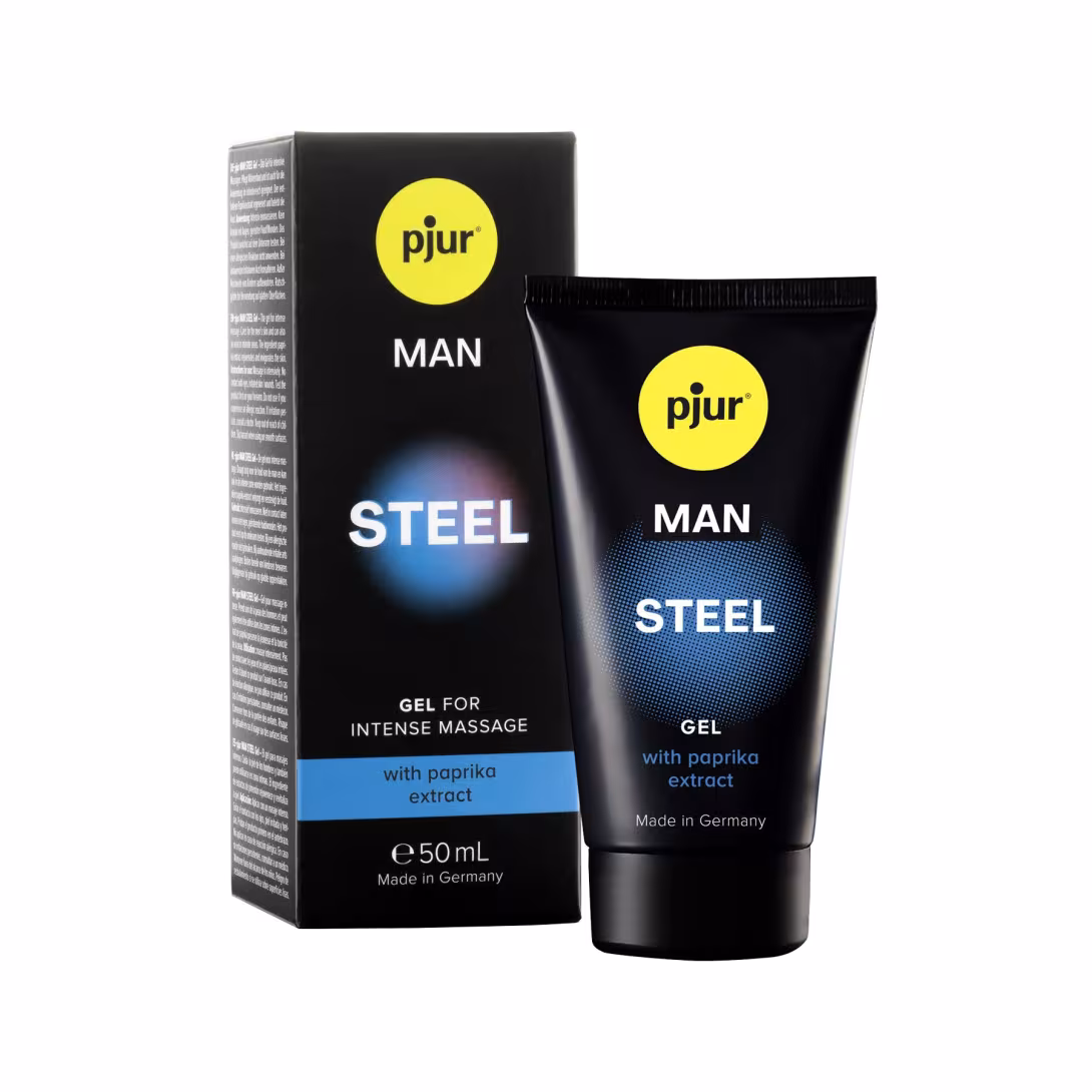 Гель-стимулятор для пеніса pjur MAN Steel Gel 50 мл, з екстрактом паприки та ментолом — фото 4