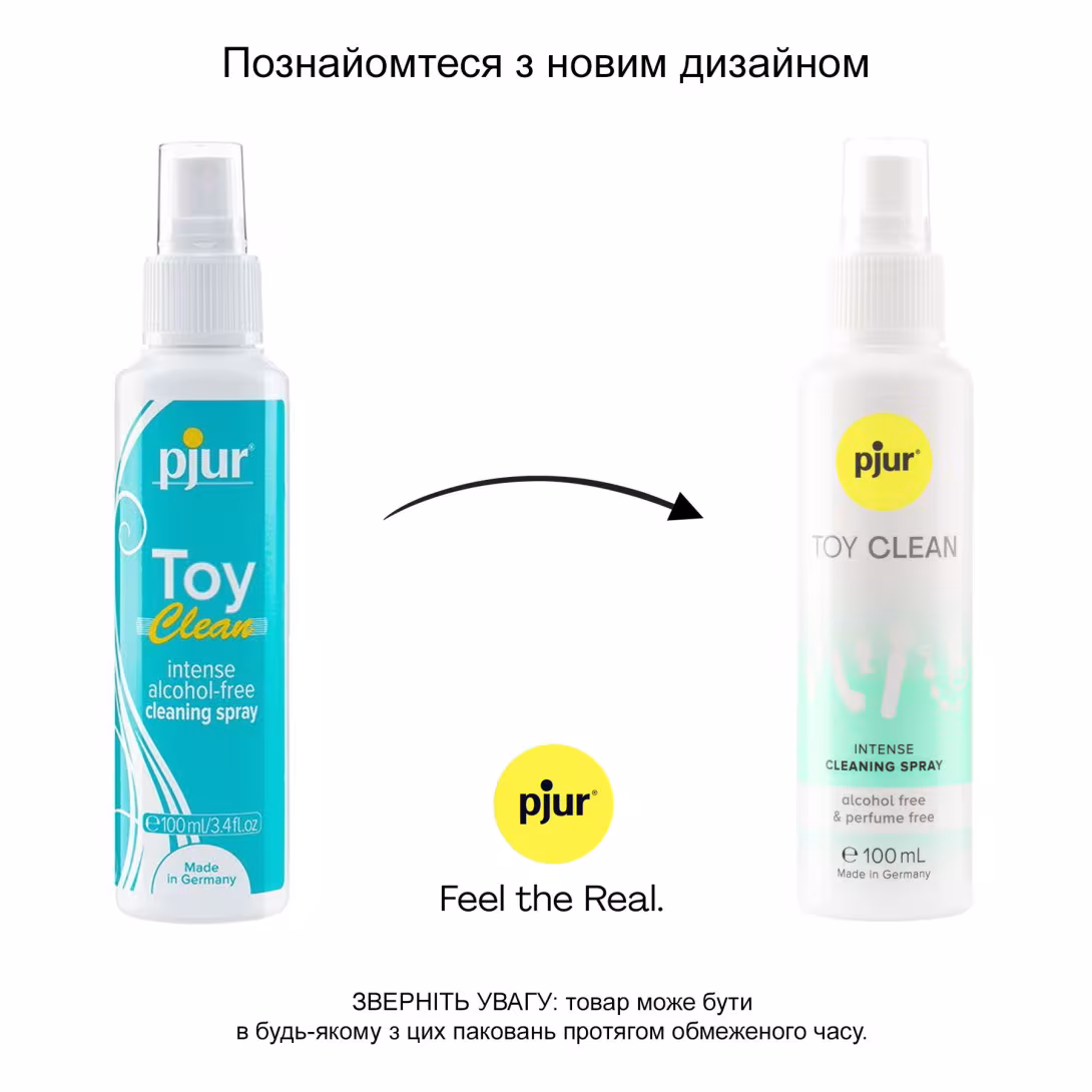 Антибактеріальний спрей для секс-іграшок pjur Toy Clean 100 мл, без спирту, делікатний — фото 3