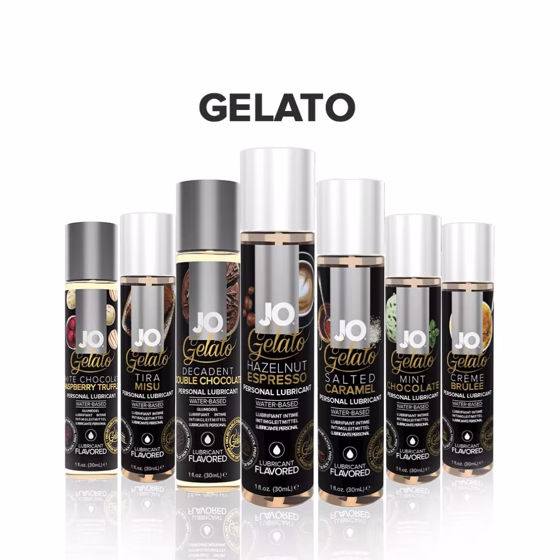 Змазка на водній основі JO GELATO Hazelnut Espresso (30 мл) без цукру, парабенів та пропіленгліколю — фото 5