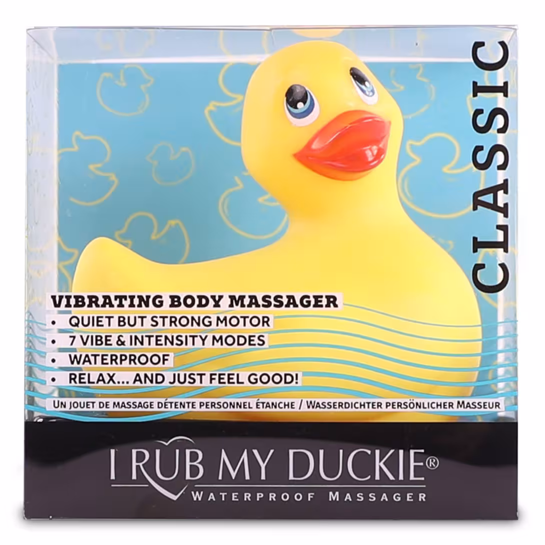 Вібромасажер качечка I Rub My Duckie - Classic Yellow v2.0, скромняжка — фото 4
