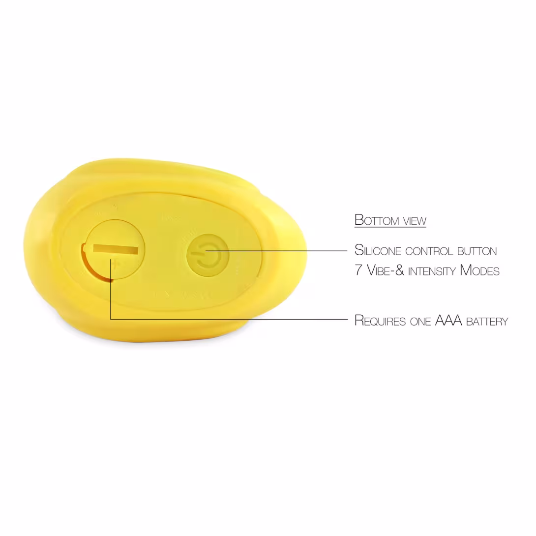 Вібромасажер качечка I Rub My Duckie - Classic Yellow v2.0, скромняжка — фото 5