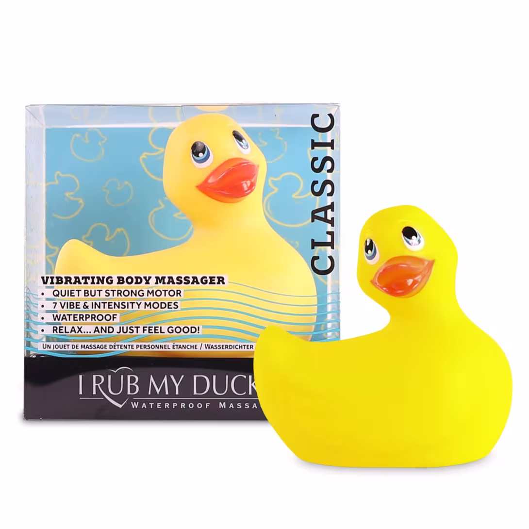 Вібромасажер качечка I Rub My Duckie - Classic Yellow v2.0, скромняжка — фото 2