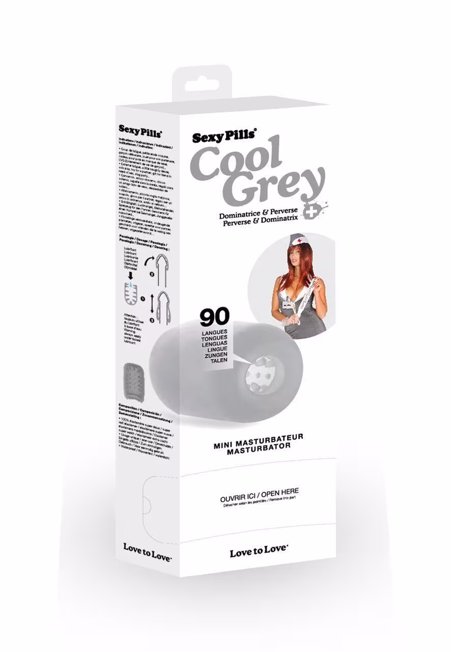 Мастурбатор пігулка Love To Love SEXY PILLS COOL GREY — фото 2