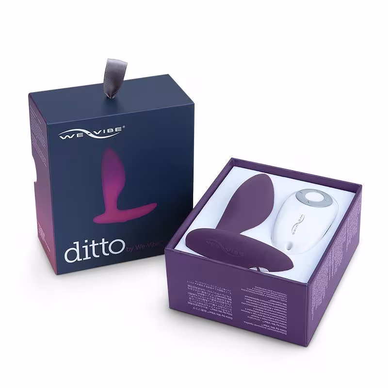 Анальна смарт-вібропробка We-Vibe Ditto Purple з пультом ДК — фото 10