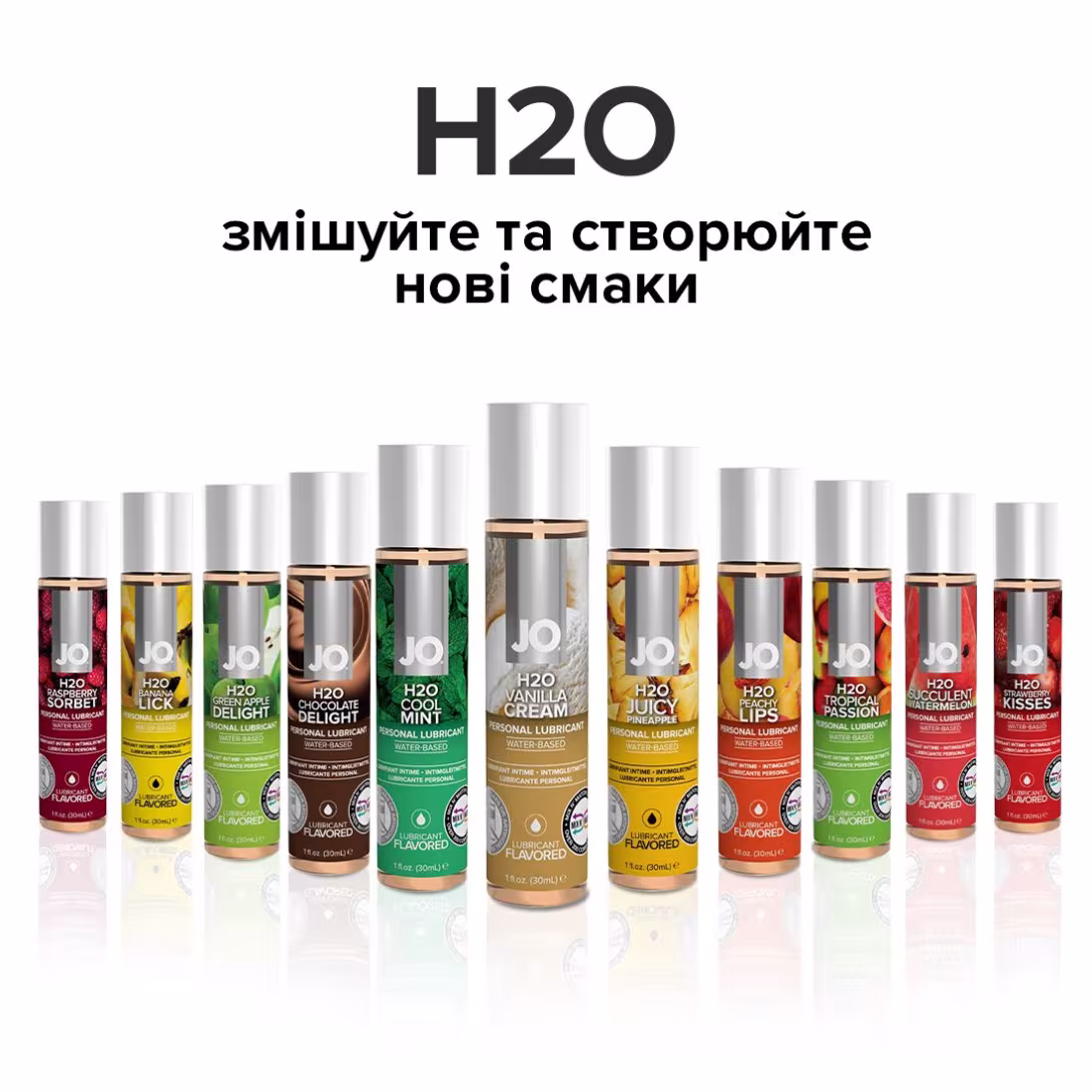 Змазка на водній основі JO H2O — Vanilla Cream (120 мл) без цукру, рослинний гліцерин — фото 5