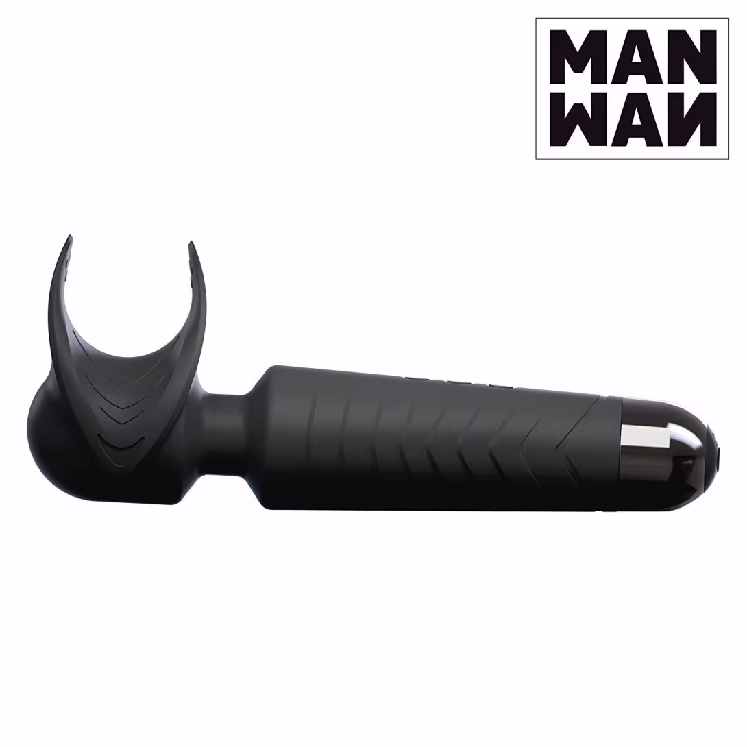 Мастурбатор-вібромасажер Manwan MAN.WAND, відмінно для пар, вібро-мінет, 20 режимів — фото 6