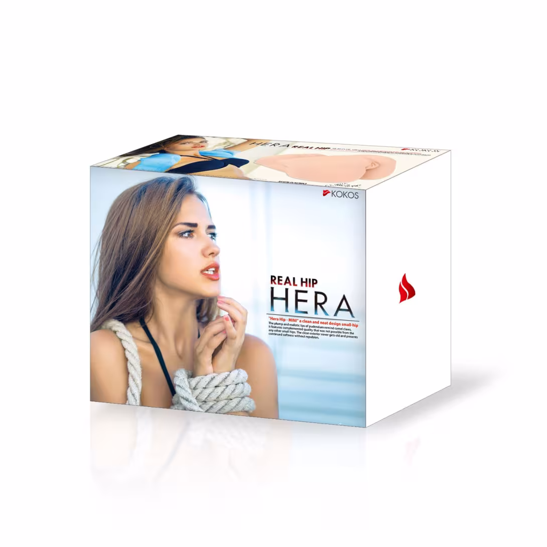 Мастурбатор Kokos Hera Hip Real 2WayPlus з функцією масажу та вібрацією — фото 9