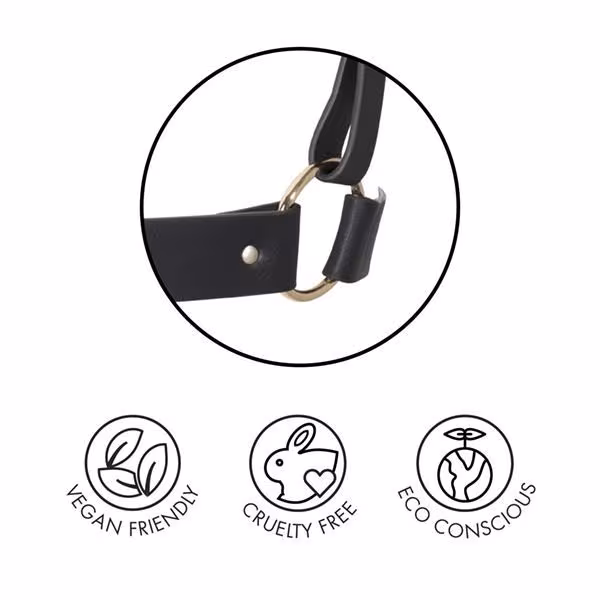 Чокер Bijoux Indiscrets MAZE – Wide Chocker Black — фото 5