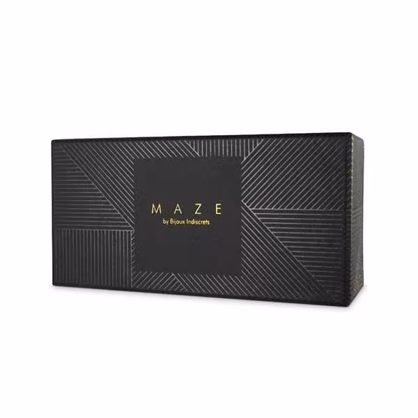 Чокер Bijoux Indiscrets MAZE – Wide Chocker Black — фото 4