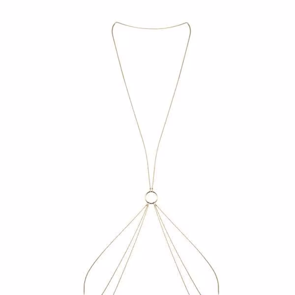 Ланцюжок для тіла Bijoux Indiscrets Magnifique 8 Body Chain - Gold, прикраса для тіла — фото 2