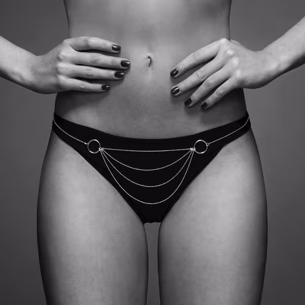 Ланцюжок-трусики Bijoux Indiscrets Magnifique Bikini Chain – Gold, прикраса для тіла — фото 5