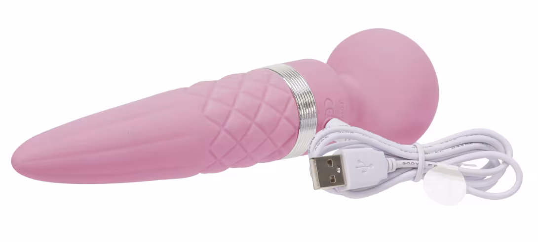 Вібромасажер 2в1 PILLOW TALK - Sultry Pink, класичний масажер і вібратор з ротацією, підігрів — фото 10