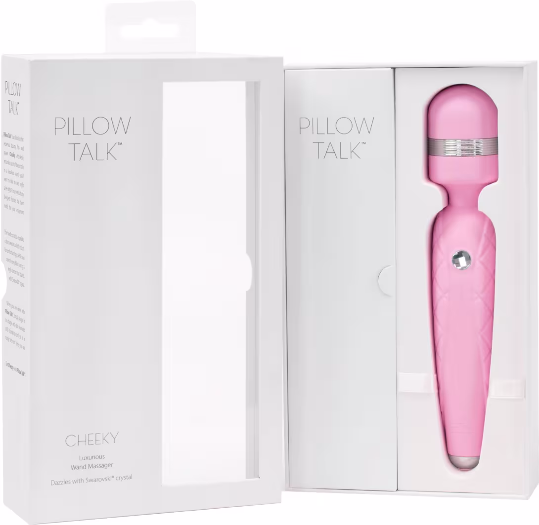 Розкішний вібромасажер PILLOW TALK - Cheeky Pink з кристалом Swarovsky, плавне підвищення потужності — фото 10