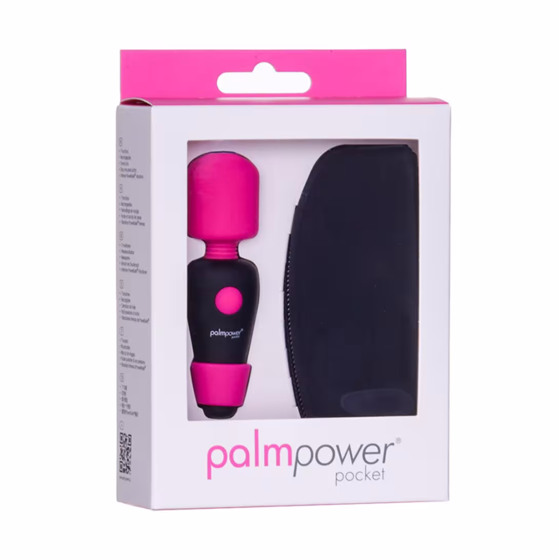 Мінівібромасажер PalmPower Pocket із чохлом на блискавці, водостійкий, перезаряджуваний, довжина 9см — фото 6
