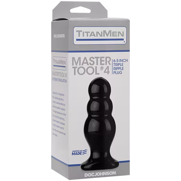 Анальний стимулятор Doc Johnson Titanmen Tools – Master, діаметр 6,6 см — фото 2