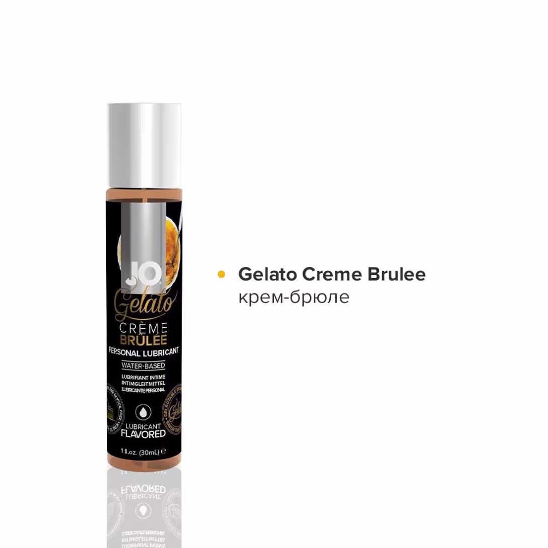 Набір JO Tri-Me Triple Pack — Gelato (3×30 мл) три різні смаки серії Джелато — фото 4