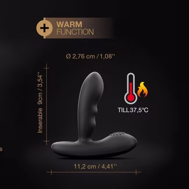 Масажери простати Dorcel P-Stroker з пультом ДК, підігрівом і прицільним масажем, два мотори — фото 7
