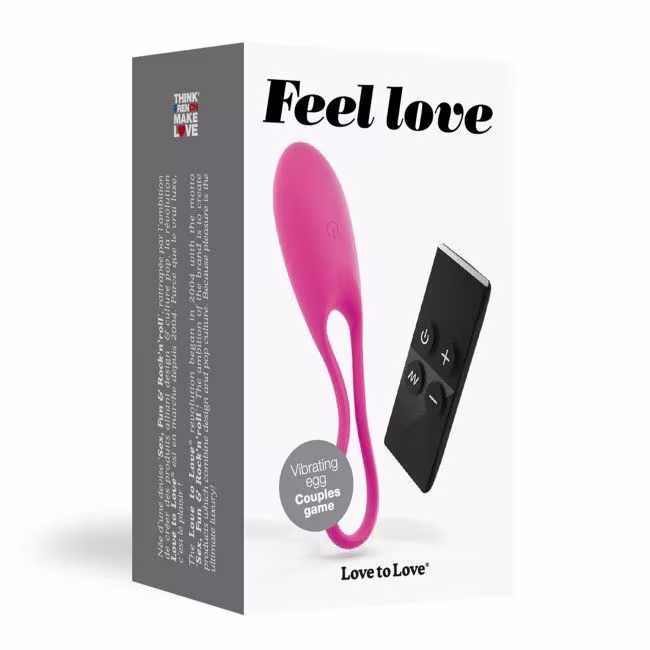 Віброяйце Love To Love Feel Love Pink (м'ята упаковка!!!) — фото 4