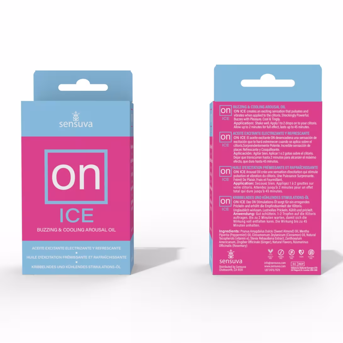 Збуджувальні краплі для клітора Sensuva – ON Arousal Oil for Her Ice (5 мл) охолоджувальні, до 30 хвилин — фото 2