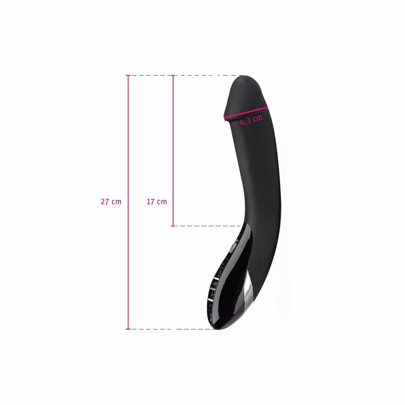 Вібратор з електростимуляцією Mystim Tickling Truman eStim Black, міостимулятор — фото 3