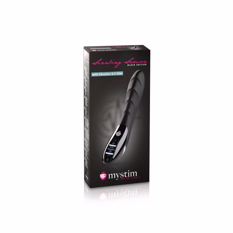 Вібратор з електростимуляцією Mystim Sizzling Simon eStim Black, міостимулятор — фото 12