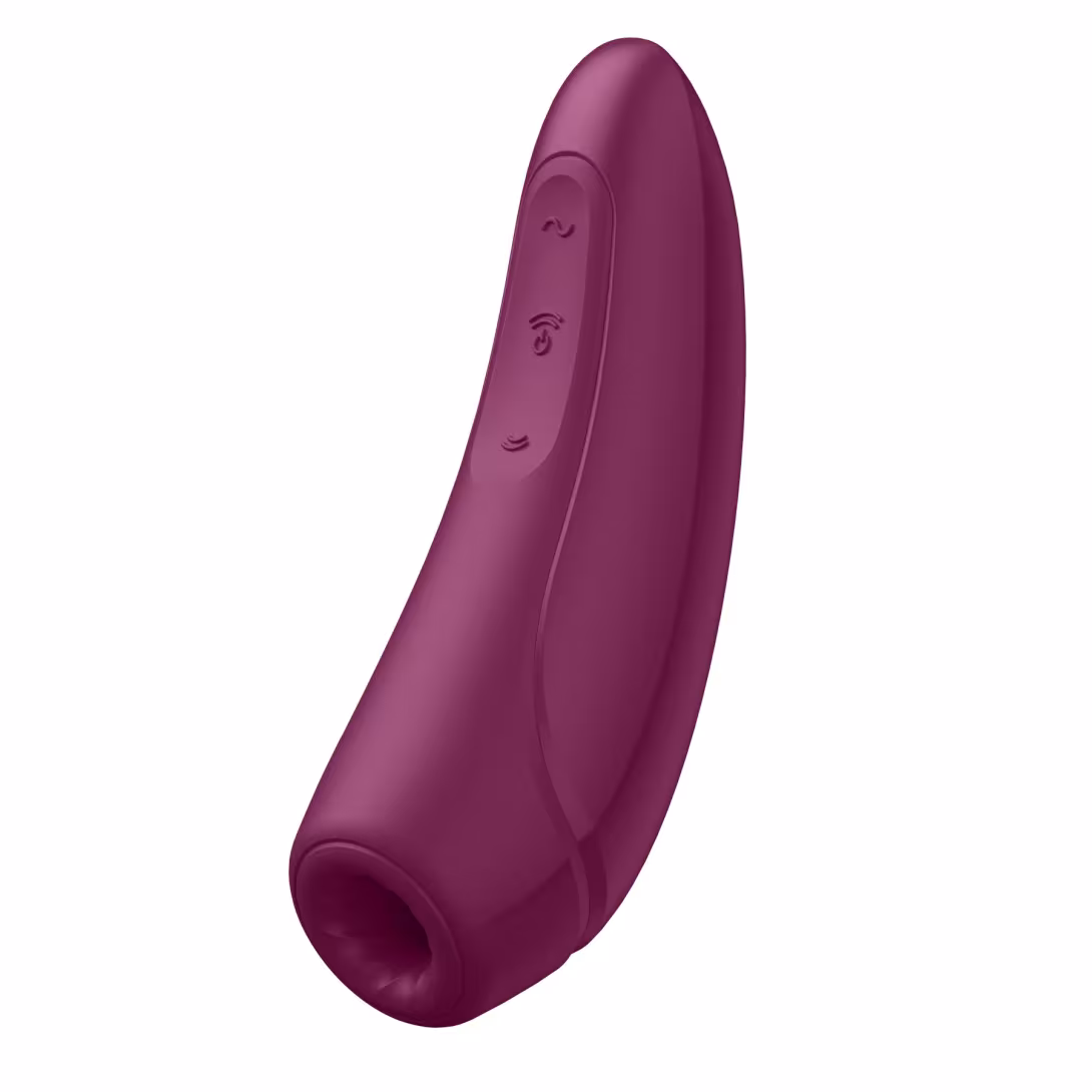 Вакуумний кліторальний стимулятор Satisfyer Curvy 1+ Rose Red з керуванням через інтернет — фото 5