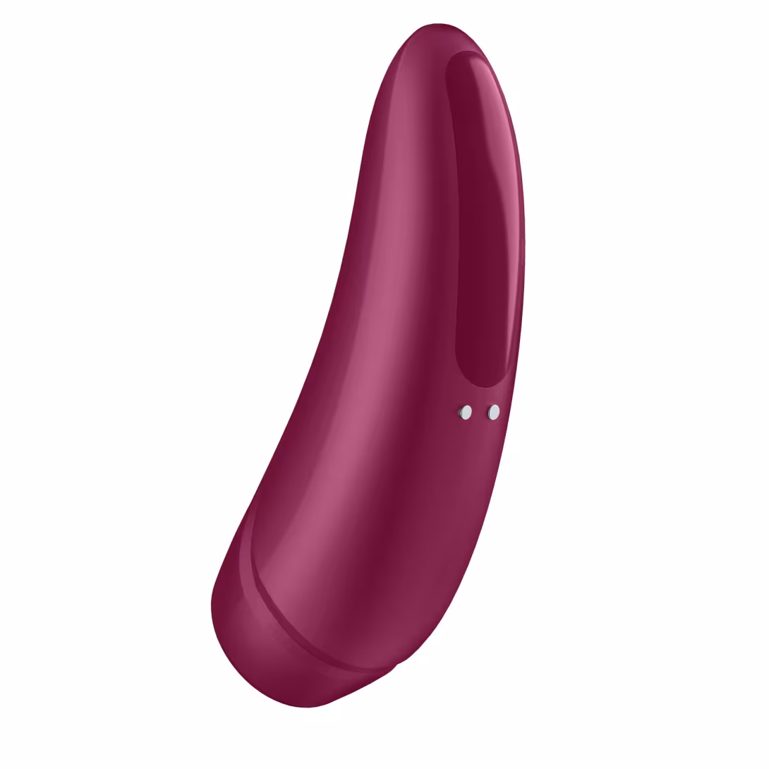 Вакуумний кліторальний стимулятор Satisfyer Curvy 1+ Rose Red з керуванням через інтернет — фото 2