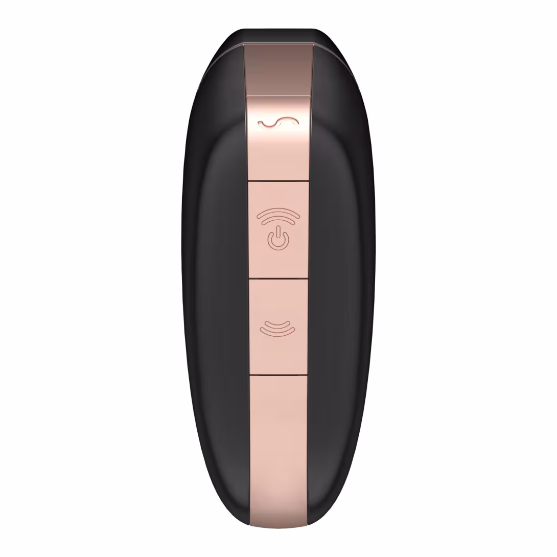 Вакуумний кліторальний стимулятор Satisfyer Love Triangle Black з керуванням через інтернет — фото 5