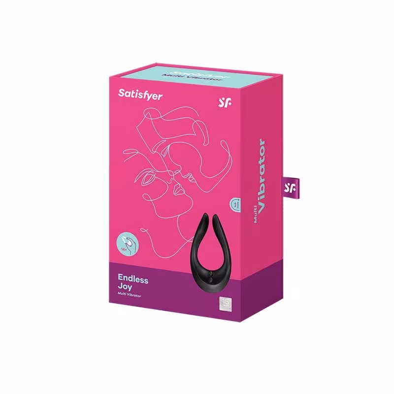 Вібратор для пар Satisfyer Endless Joy Black, 3 незалежні мотори, багатофункціональний — фото 4
