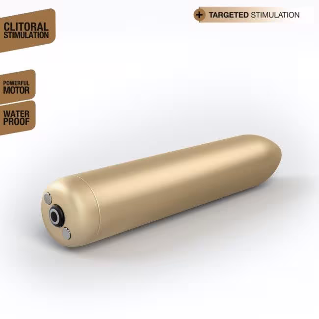 Перезаряджувана віброкуля Dorcel Rocket Bullet Gold — фото 2