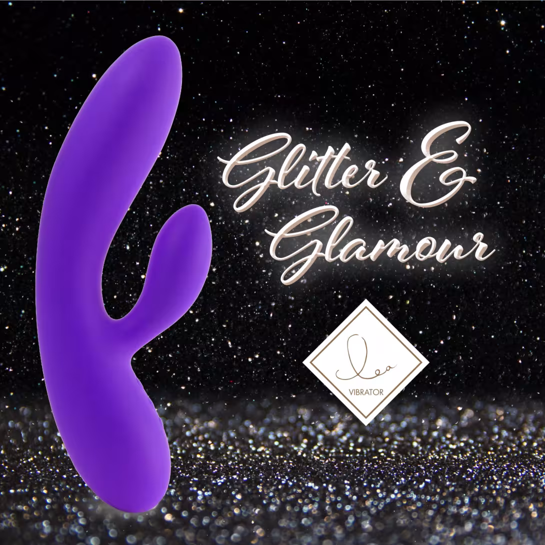 Гнучкий вібратор кролик з двома моторами FeelzToys Lea Rabbit Vibrator Medium Purple — фото 3