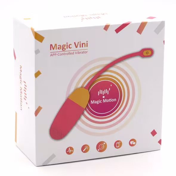 Смарт-віброяйце Magic Motion Vini Orange, керування зі смартфона — фото 2