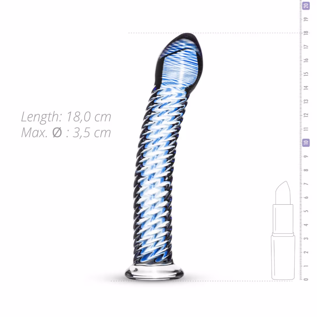 Скляний дилдо Gildo Glass Dildo No. 5 — фото 5