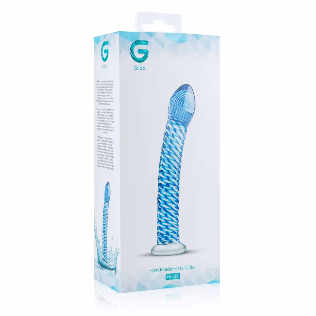 Скляний дилдо Gildo Glass Dildo No. 5 — фото 6