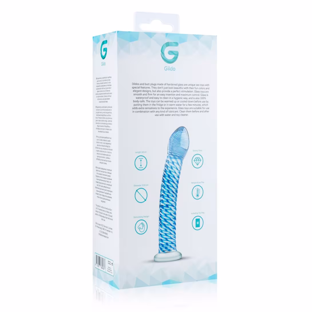 Скляний дилдо Gildo Glass Dildo No. 5 — фото 7