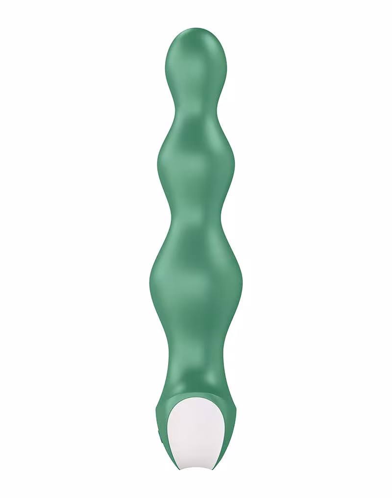 Анальний стимулятор-намистини з двома моторами Satisfyer Lolli-Plug 2 Green — фото 4