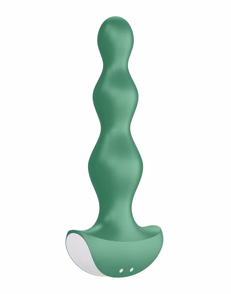 Анальний стимулятор-намистини з двома моторами Satisfyer Lolli-Plug 2 Green — фото 3