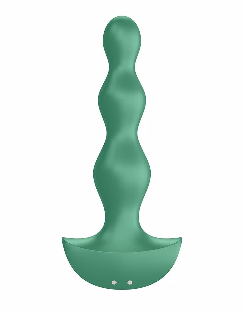 Анальний стимулятор-намистини з двома моторами Satisfyer Lolli-Plug 2 Green — фото 5