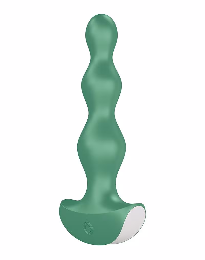 Анальний стимулятор-намистини з двома моторами Satisfyer Lolli-Plug 2 Green — фото 2