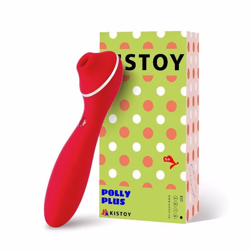 Вакуумний вібратор KISTOY Polly Plus Red — фото 4